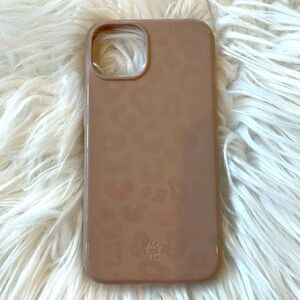 Velvet Caviar iPhone 13/14 Tan Leopard Print Case